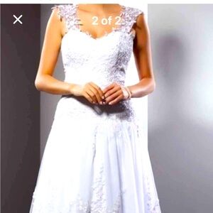 Elegant White Women's Dress